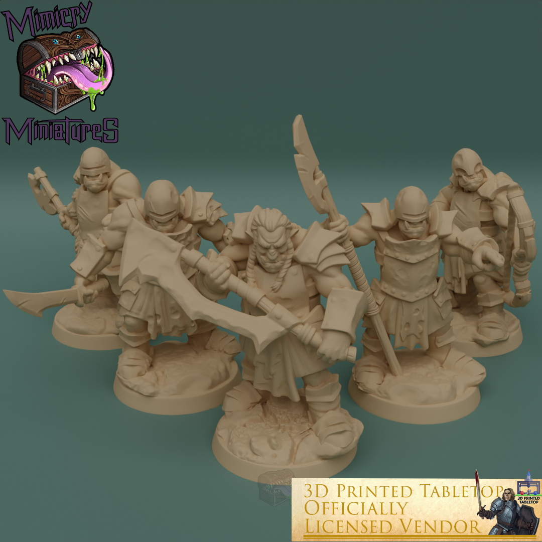 Orcs - The Lost Adventures from 3D Printed Tabletop image 0